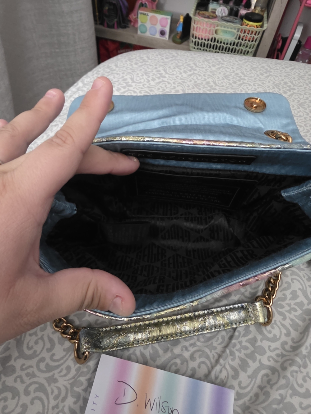 KURT GEIGER Multicolor Floral Gem Shoulder Bag - Picture 5 of 9